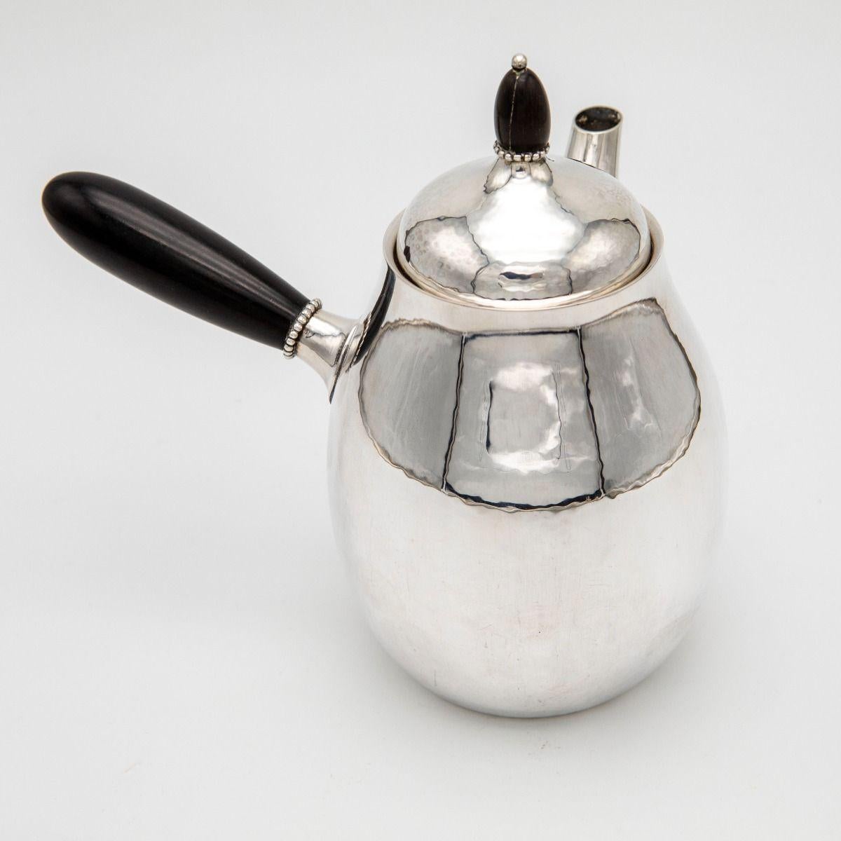 Service à café en argent sterling de Georg Jensen, Model No. 80 Bon état - En vente à Kastrup, DK