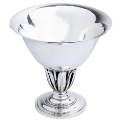 Komport aus Sterlingsilber von Georg Jensen, entworfen von Johan Rohde