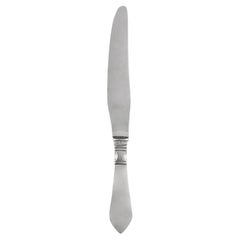 Georg Jensen Sterling Silver Continental Dinner Knife, Short Handle 013