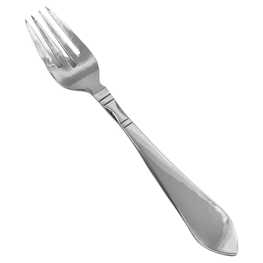 Georg Jensen Sterling Silver Continental Fish Fork 061 For Sale