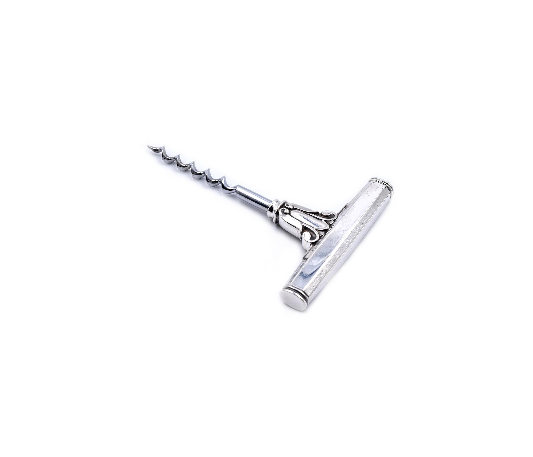 Women's or Men's Georg Jensen Sterling Silver Cork Screw Opener