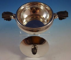 Georg Jensen Sterling Silver Covered Vegetable Dish or Entree Dish