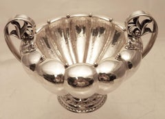 Georg Jensen Sterling Silver Creamer & Sugar Bowl in Pattern 479B