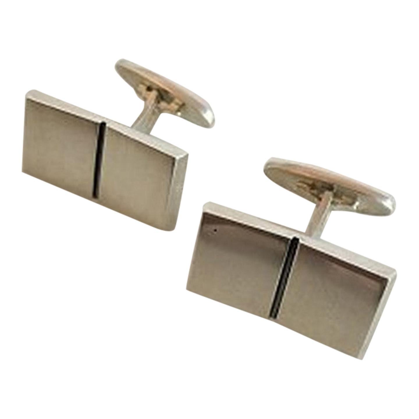 Georg Jensen Sterling Silver Cuff Links Nanna Ditzel No 109