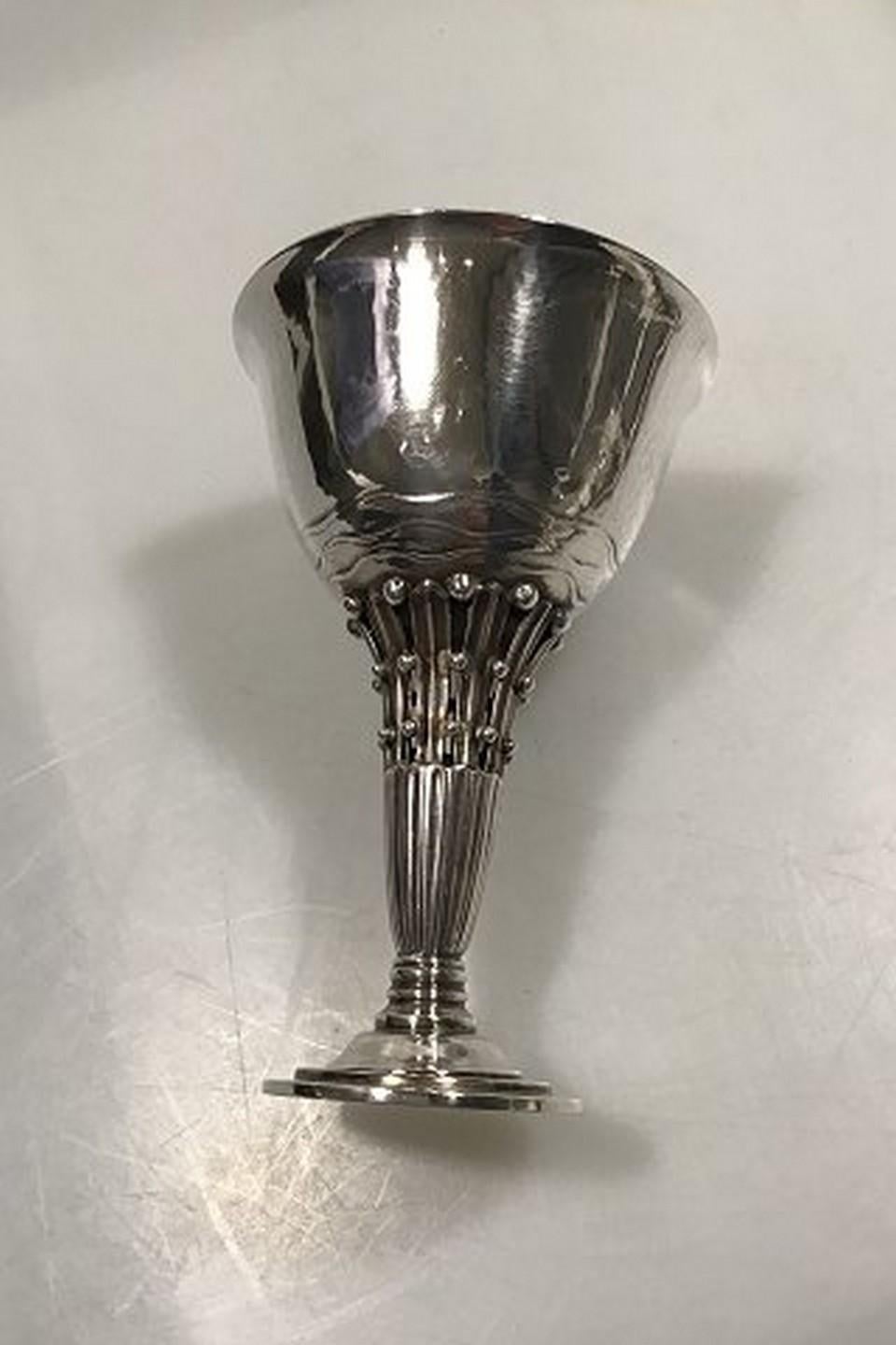 Danish Georg Jensen Sterling Silver Cup on Stem/Goblet No. 309B For Sale