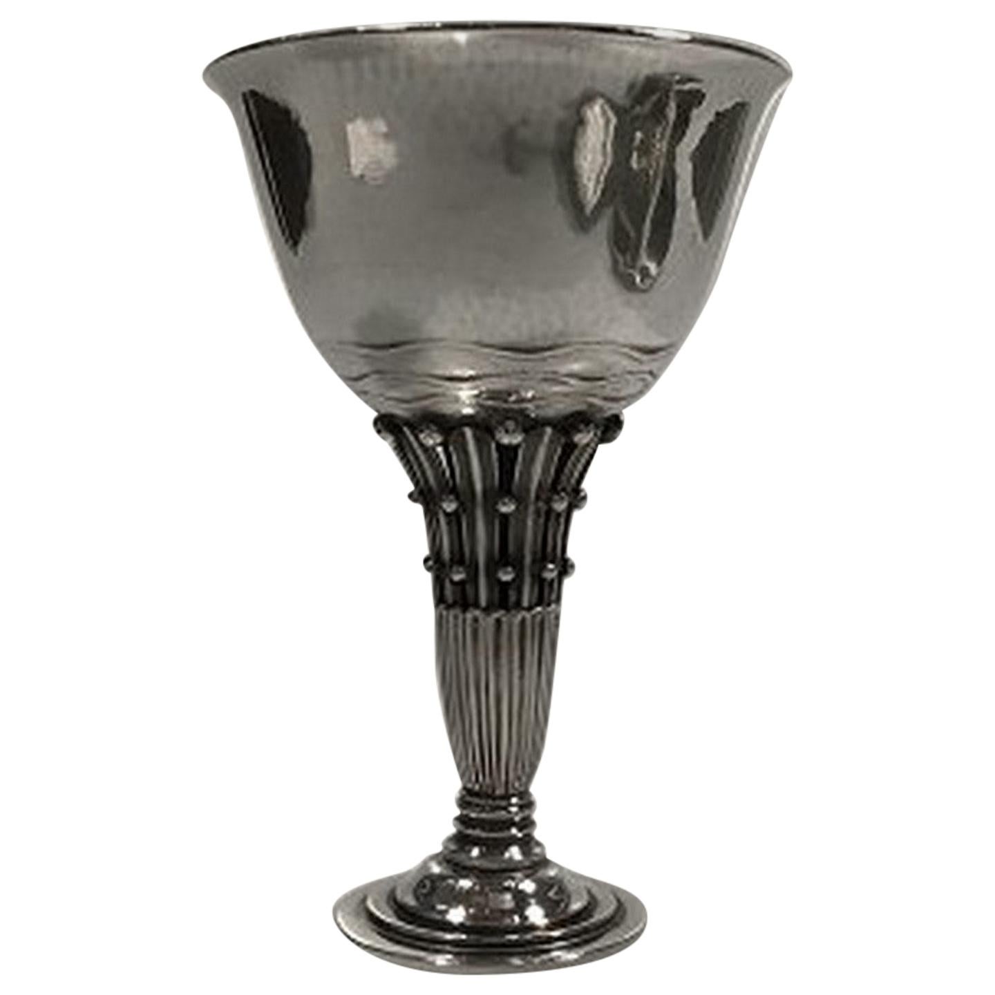 Georg Jensen Sterling Silver Cup on Stem/Goblet No. 309B For Sale