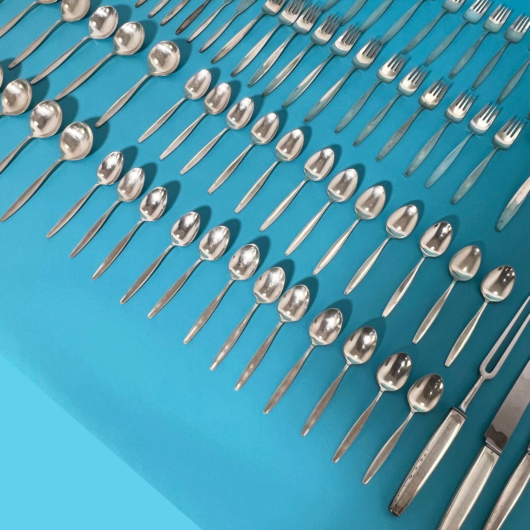 Georg Jensen Cubiertos de Plata de Ley 