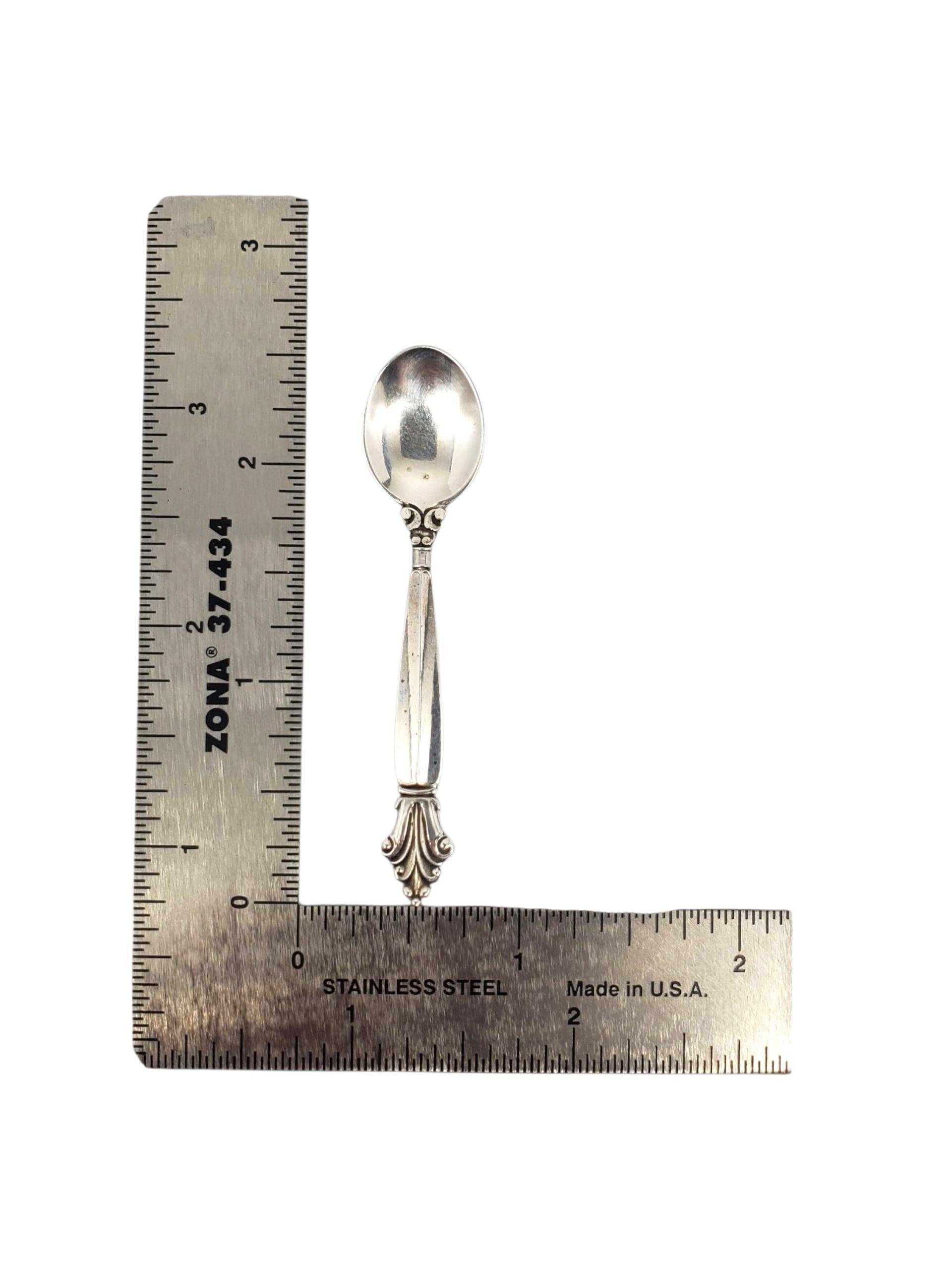 Georg Jensen Sterling Silver Denmark Salt Spoon #22659 For Sale 1
