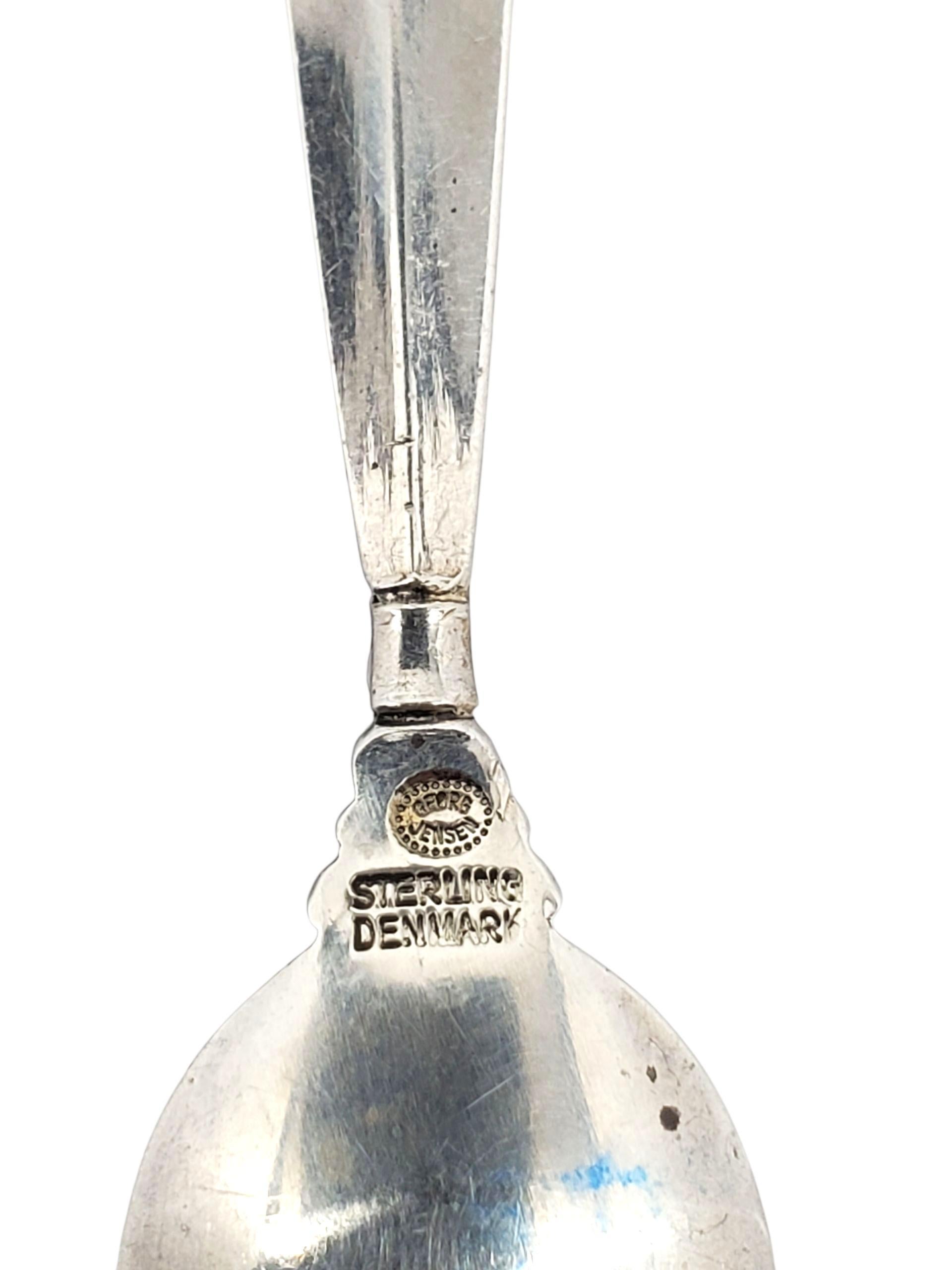 Georg Jensen Sterling Silver Denmark Salt Spoon #22659 For Sale 2