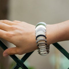 Georg Jensen Sterling Silver Disc Bracelet No. 169 by Astrid Fog