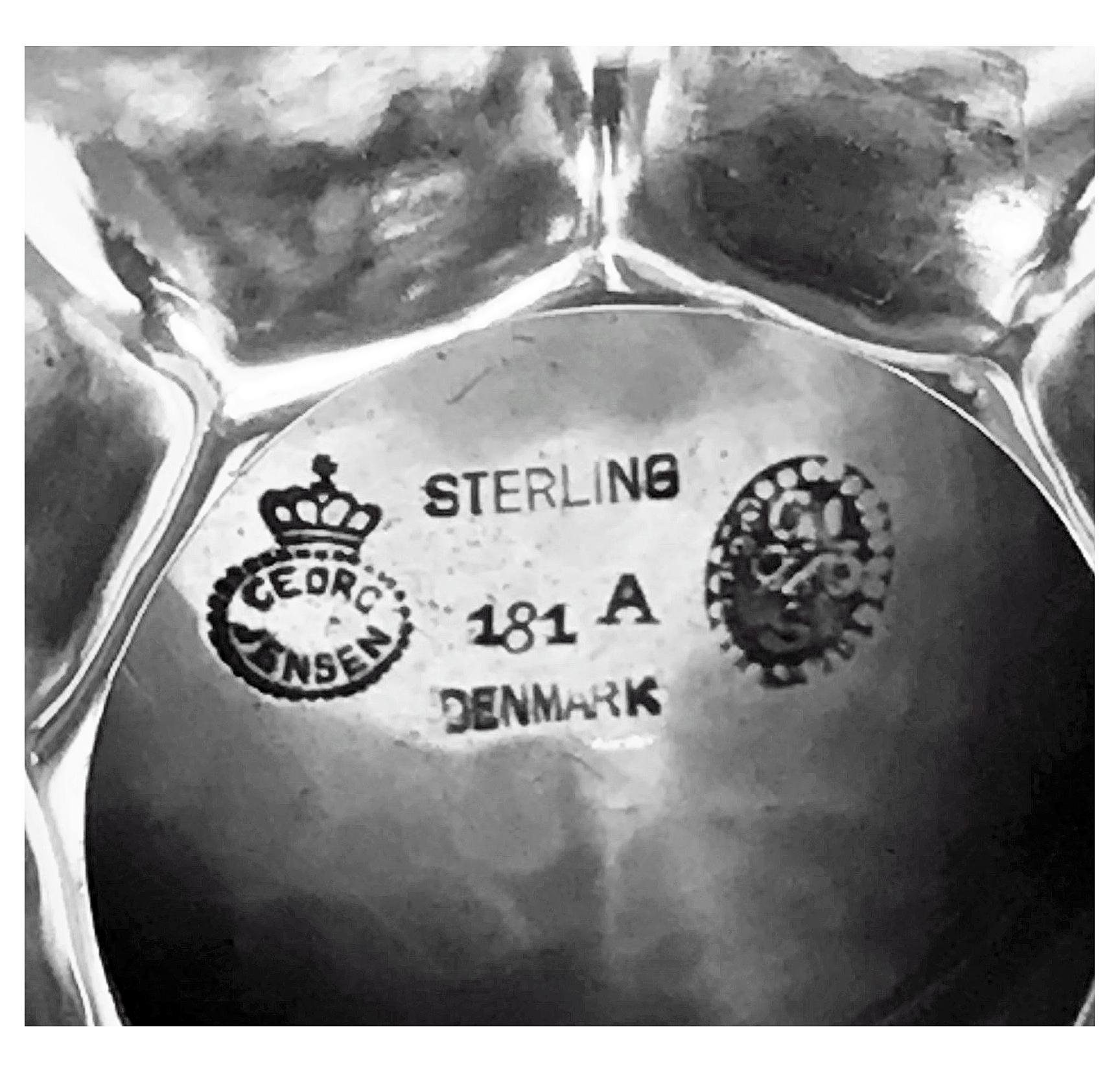 Danish Georg Jensen Sterling Silver Dish 1926-1932, Design No 181A