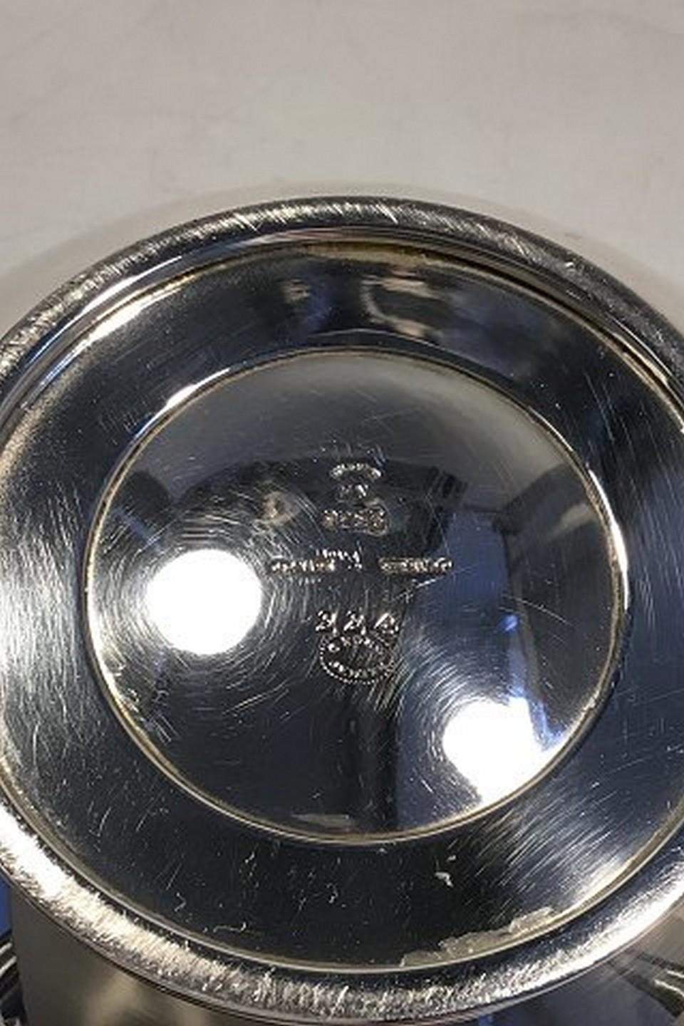Danish Georg Jensen Sterling Silver Dish with lid No 224 For Sale