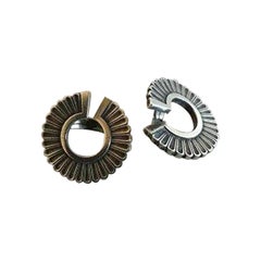 Georg Jensen Sterling Silver Ear Clips No 92