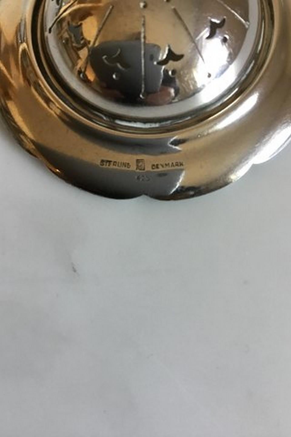 Danese Colino da tè antico in argento sterling Georg Jensen in vendita