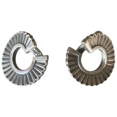 Georg Jensen Sterling Silver Earrings No. 92 by Jorgen Jensen