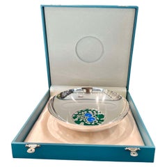Ciotola in argento e smalto Georg Jensen di Henning Koppel