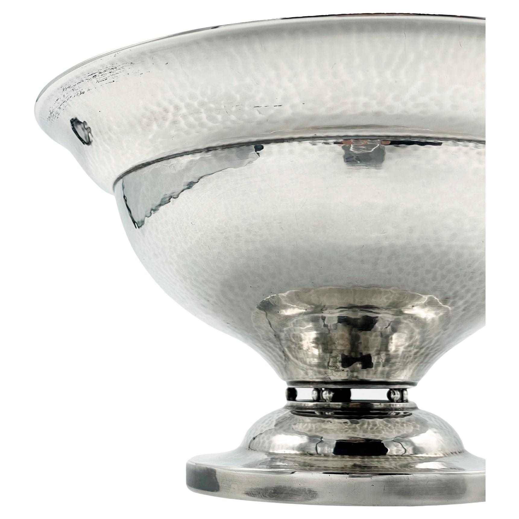 Art Deco Georg Jensen sterling silver footed bowl, 413 B For Sale