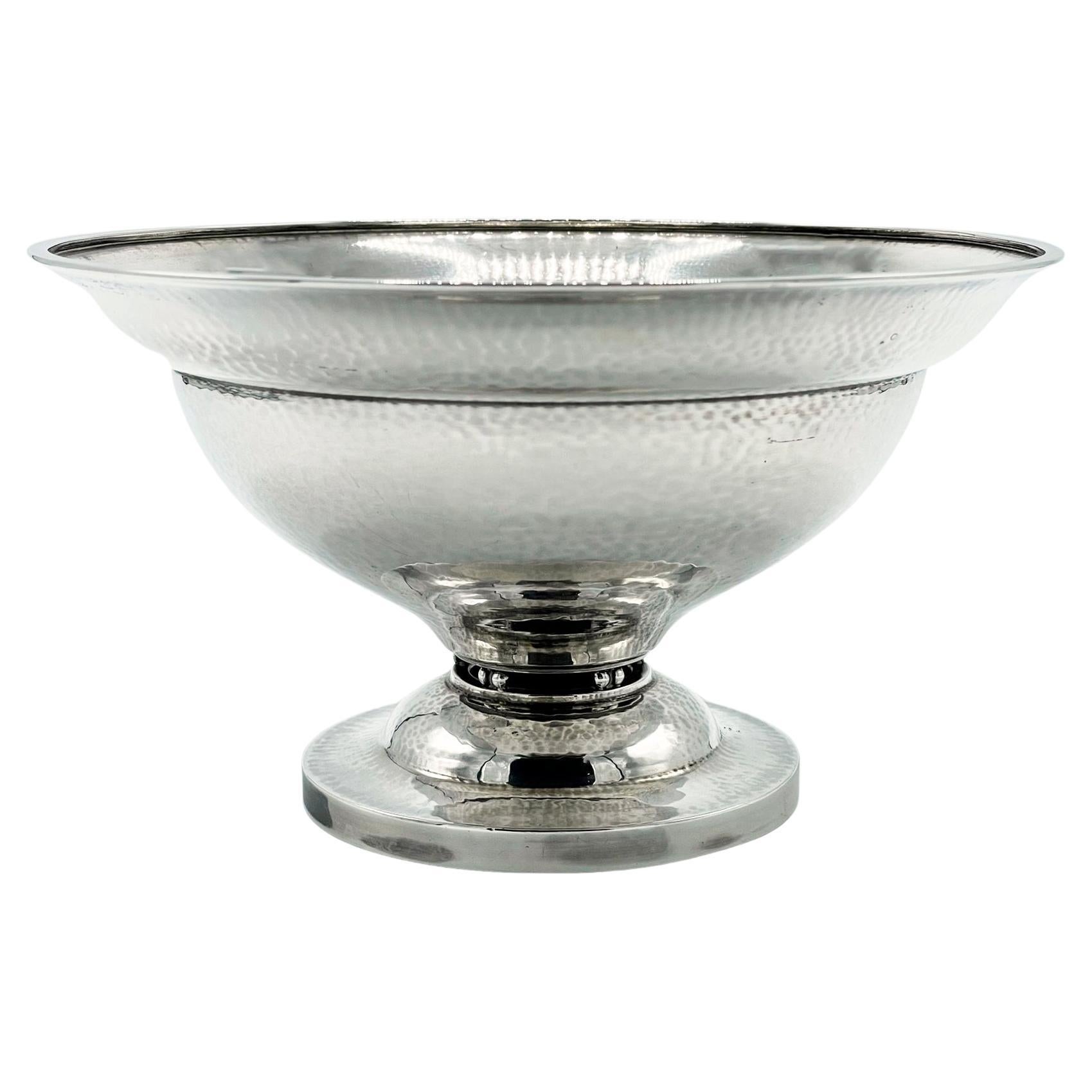 20th Century Georg Jensen sterling silver footed bowl, 413 B For Sale