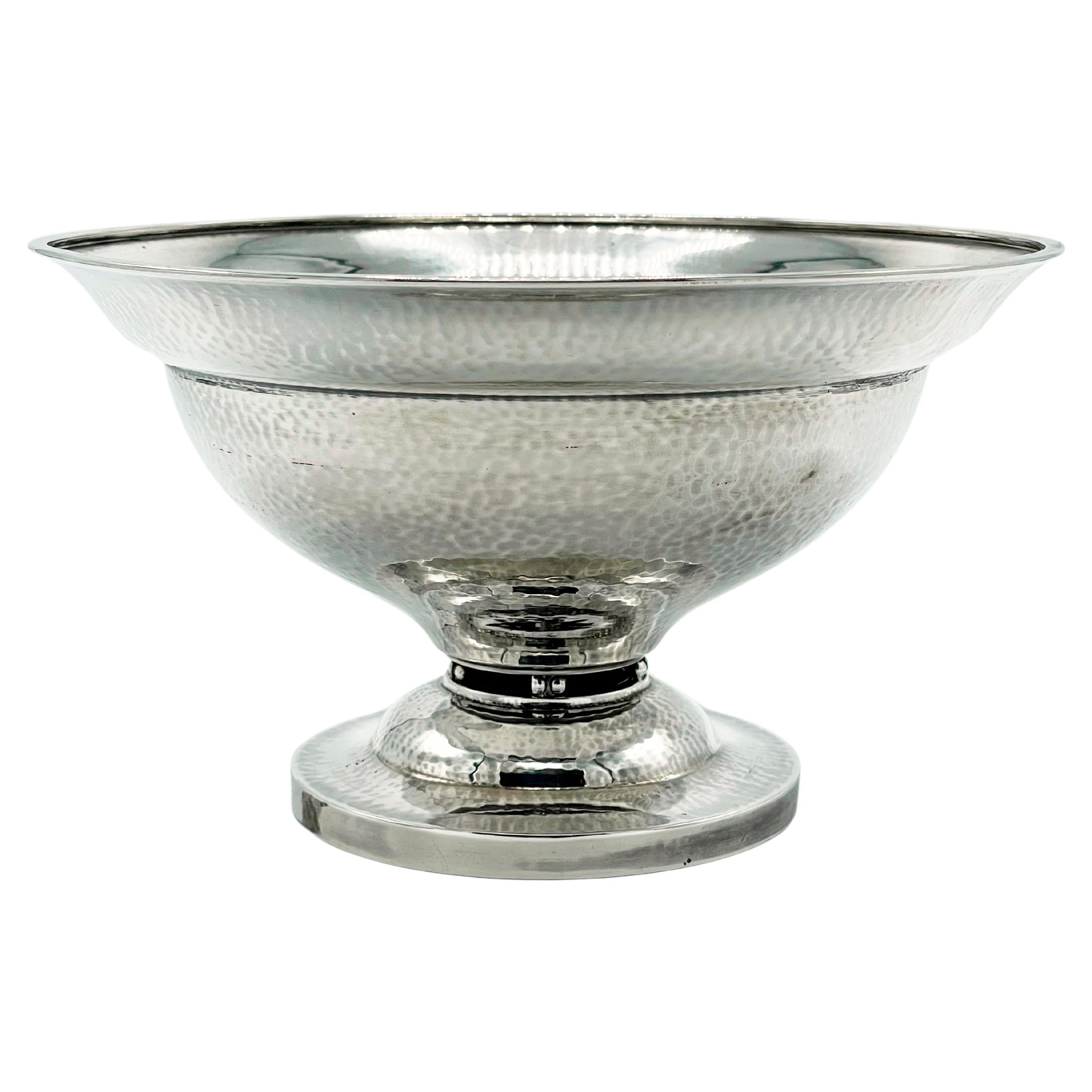 Georg Jensen sterling silver footed bowl, 413 B For Sale