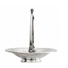 Cuenco/cesta con forma de racimo de uvas de Georg Jensen, en plata de ley, n.º 543, 1929