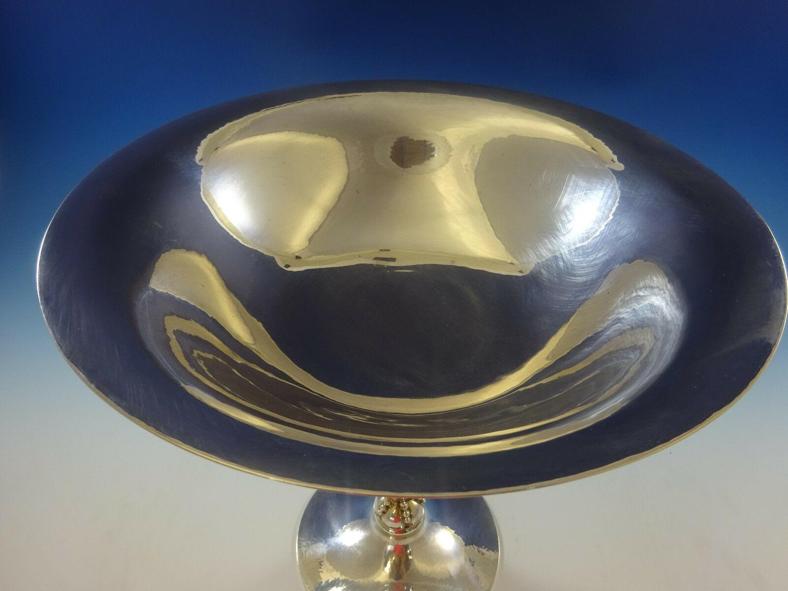 Georg Jensen Sterling Silver Grape Centerpiece No. 264b Hand Hammered 2