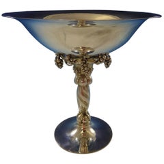 Georg Jensen Sterling Silver Grape Centerpiece No. 264b Hand Hammered
