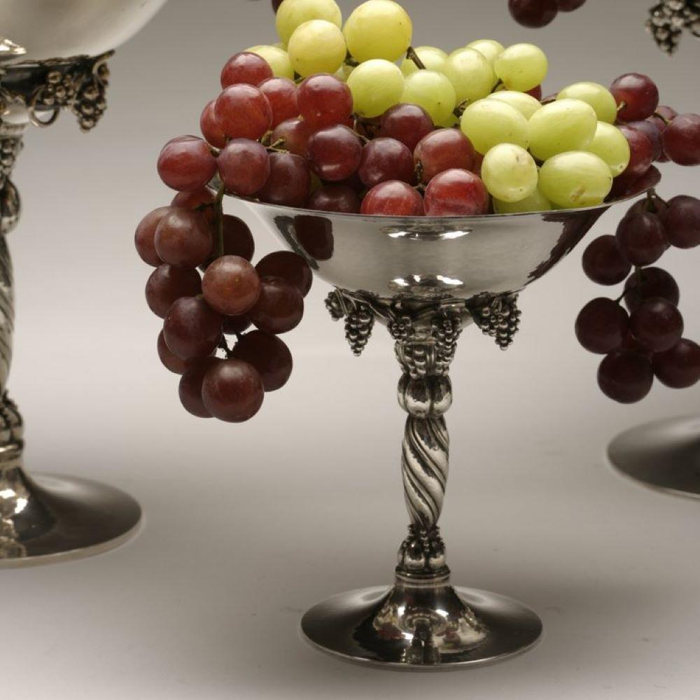 Georg Jensen sterling silver grape tazza

A Classic and popular design, the 