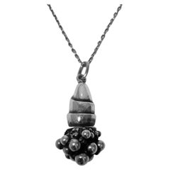 Ciondolo a forma di uva in argento sterling Georg Jensen