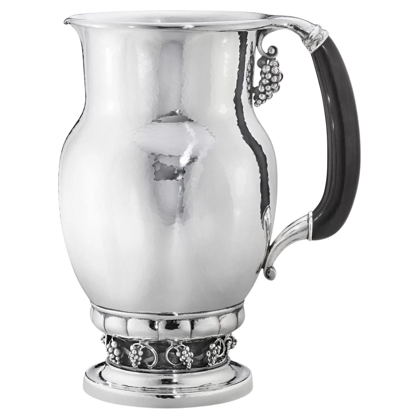 Georg Jensen Jarra de uvas de plata de ley 407A
