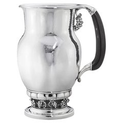 Georg Jensen Jarra de uvas de plata de ley 407A