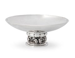 Georg Jensen Sterling Silver Grape Tazza Dish 296 E