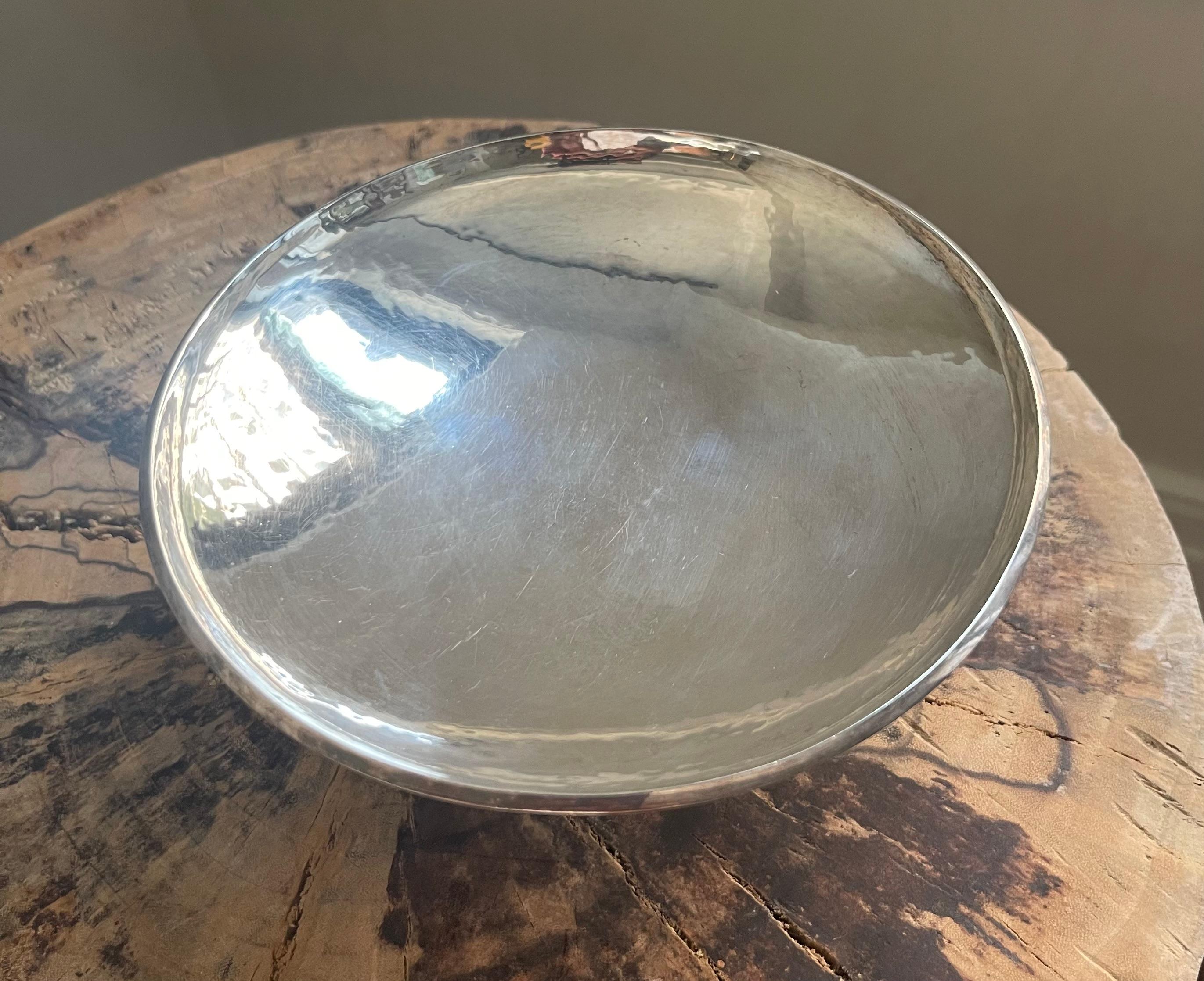 Danese Georg Jensen Sterling Silver Grape Tazza Dish 296 E in vendita