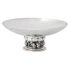 Georg Jensen Sterling Silver Grape Tazza Dish 296 E