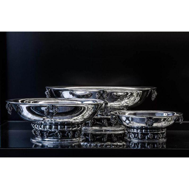 Georg Jensen Sterling Silver Grapes Bowl 296B In Excellent Condition For Sale In Hellerup, DK