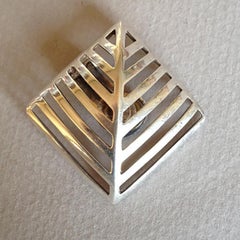 Georg Jensen Sterlingsilber-Ohrringe „Grates“ Nr. 389 von Nanna Ditzel