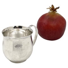 Georg Jensen Jarra / Cremera martillada de plata de ley nº 527