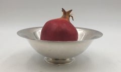 Georg Jensen Sterling Silver Hand Hammered Mint Dish Bowl 575D