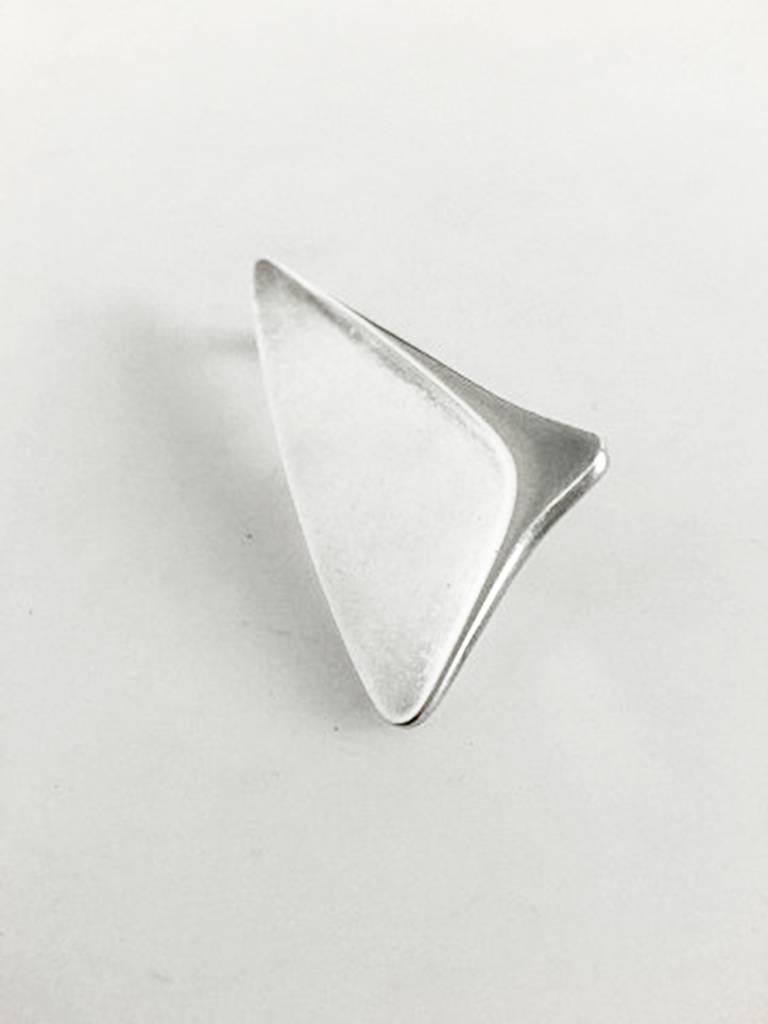 Georg Jensen Sterling Silver Henning Koppel Brooch #327 For Sale at 1stDibs