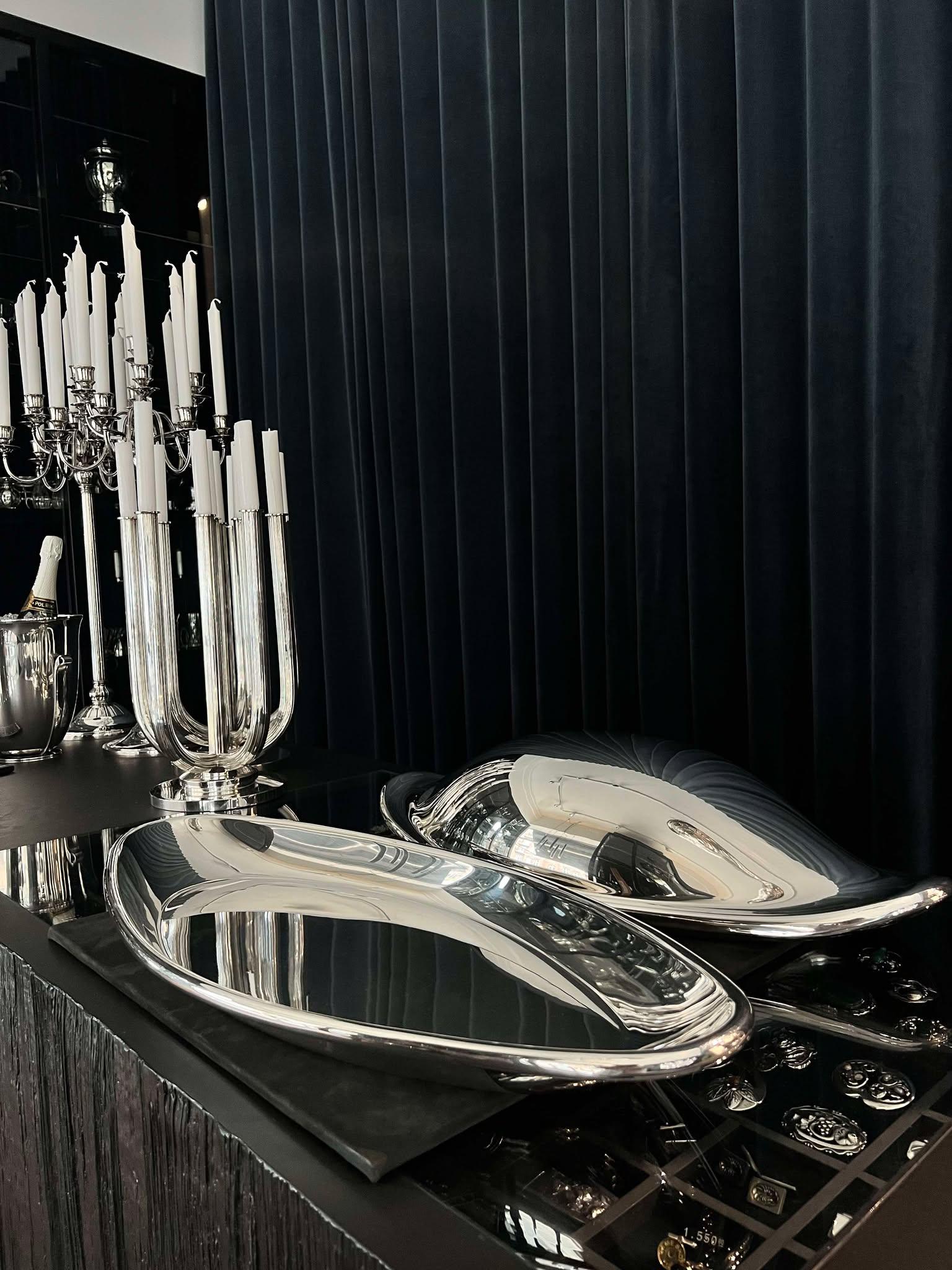 Georg Jensen Plato grande de pescado Henning Koppel de plata de ley 1026 Hecho a mano en venta