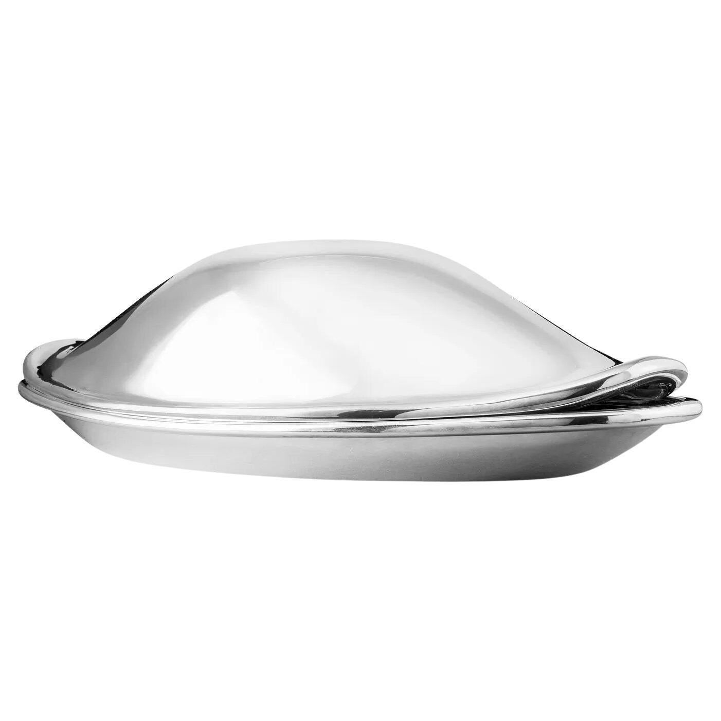 Georg Jensen Plato grande de pescado Henning Koppel de plata de ley 1026 en venta