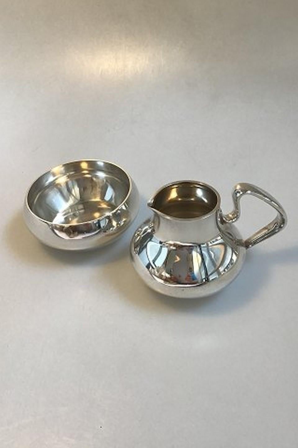 silver coffee set with tray