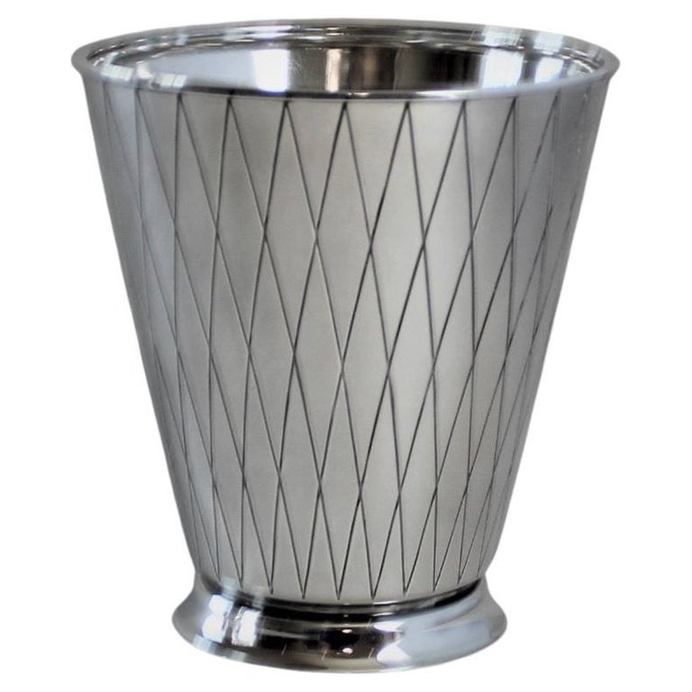 Jensen Sterling Silver Ice Bucket, No. 819 by Sigvard Bernadotte