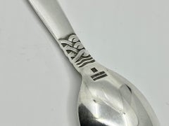 Georg Jensen Sterling Silver Ladby Coffee Spoon 034