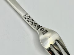 Georg Jensen Sterling Silver Ladby Seafood Cocktail/Oyster Fork 064