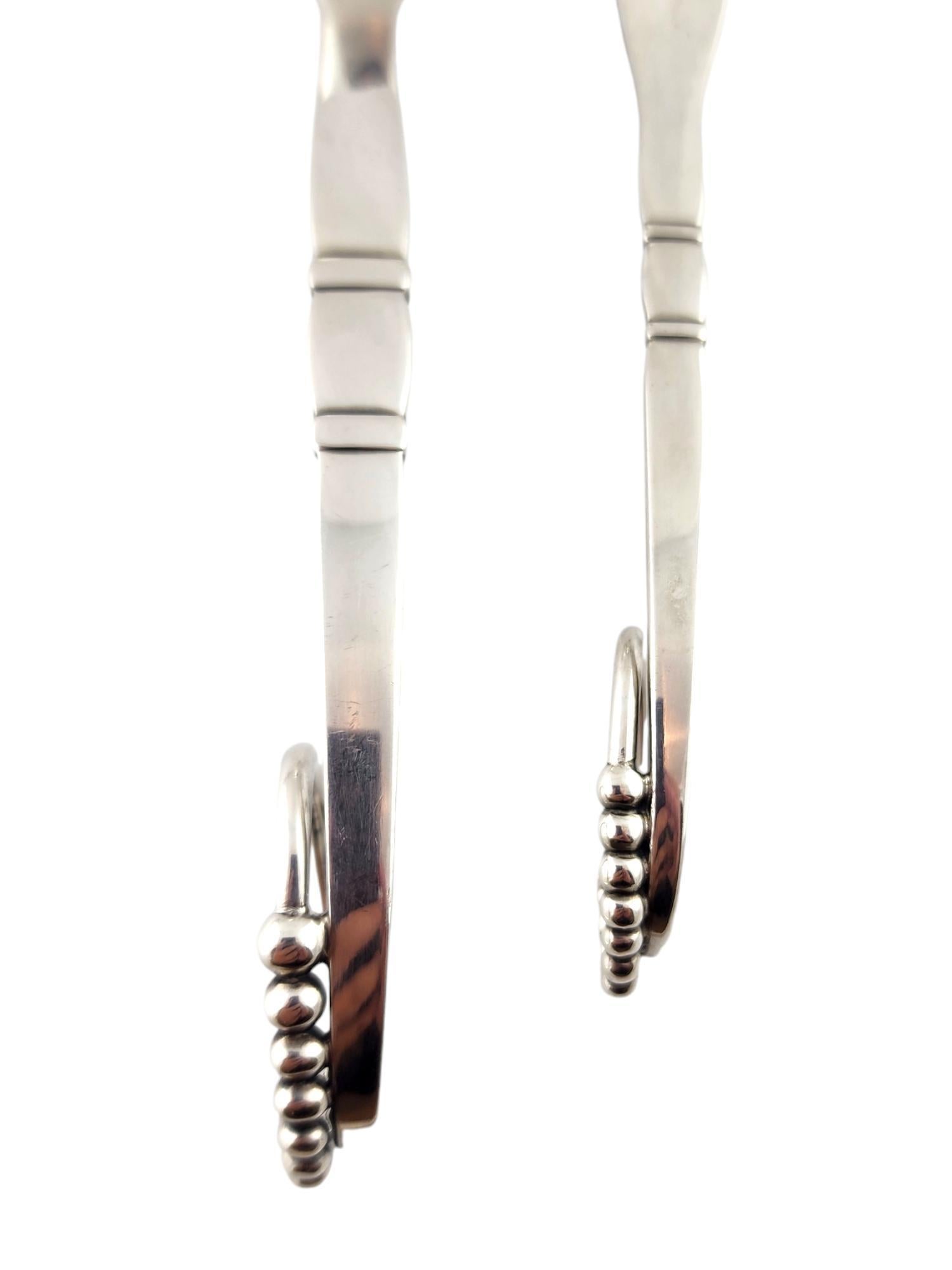 Georg Jensen Sterling Silver Ladle and Two Tine Meat Fork Ornament #41 #18475 For Sale 1