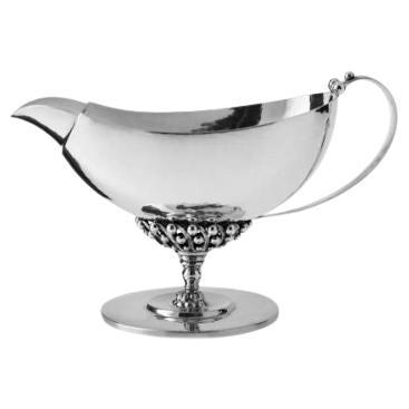 Georg Jensen Sterling Silver Large Creamer 43 For Sale