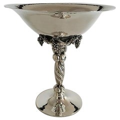Georg Jensen Sterling Silver Large Footed Grape Bowl No. 264 A