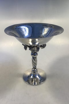 Georg Jensen Sterling Silver Large Footed Grape Bowl No 264A