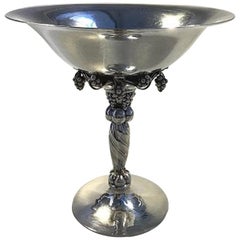 Georg Jensen Sterling Silver Large Footed Grape Bowl No. 264A