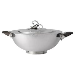 Georg Jensen Sterling Silver Lidded Tureen 547C By Harald Nielsen